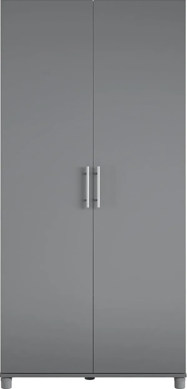 Camberly Graphite Gray 36" Storage Cabinet