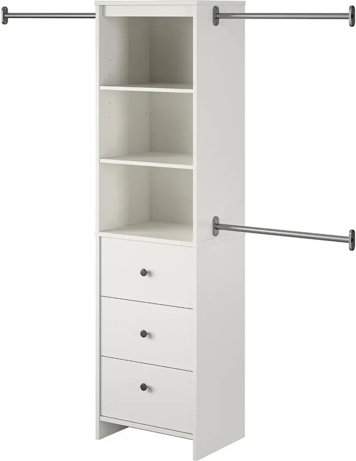 Beckett White Closet Storage Organizer