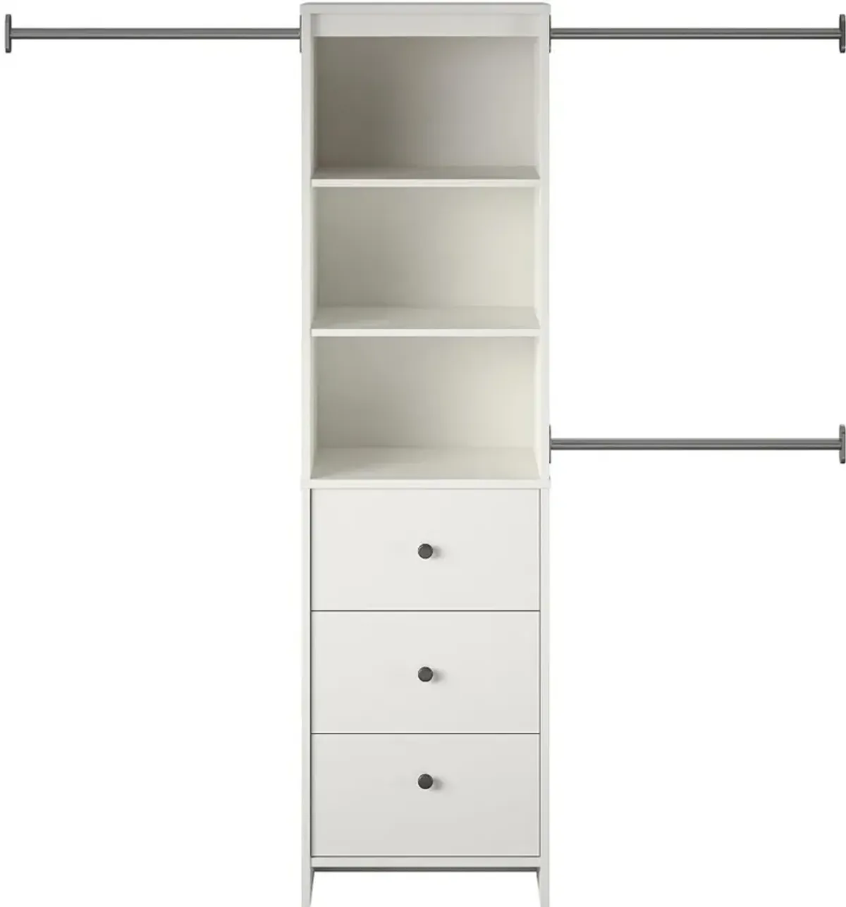 Beckett White Closet Storage Organizer