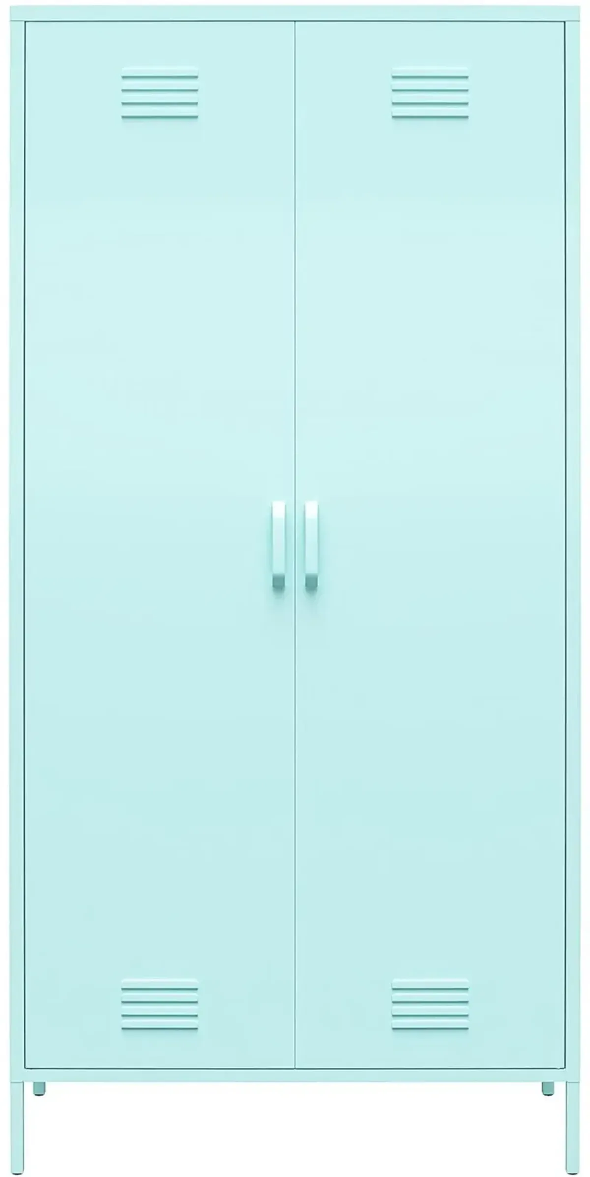 Cache Mint Tall 2 Door Metal Locker Cabinet