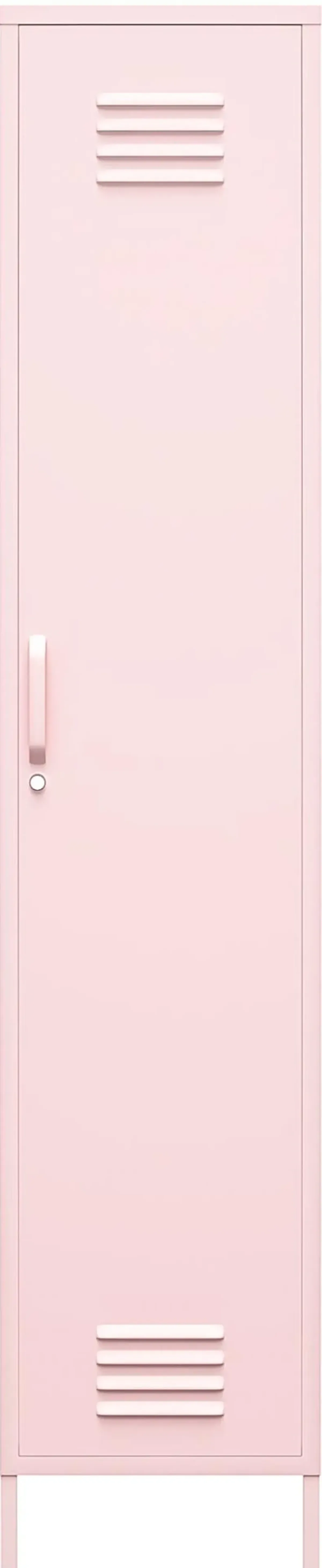 Cache Pink Metal Locker Storage Cabinet