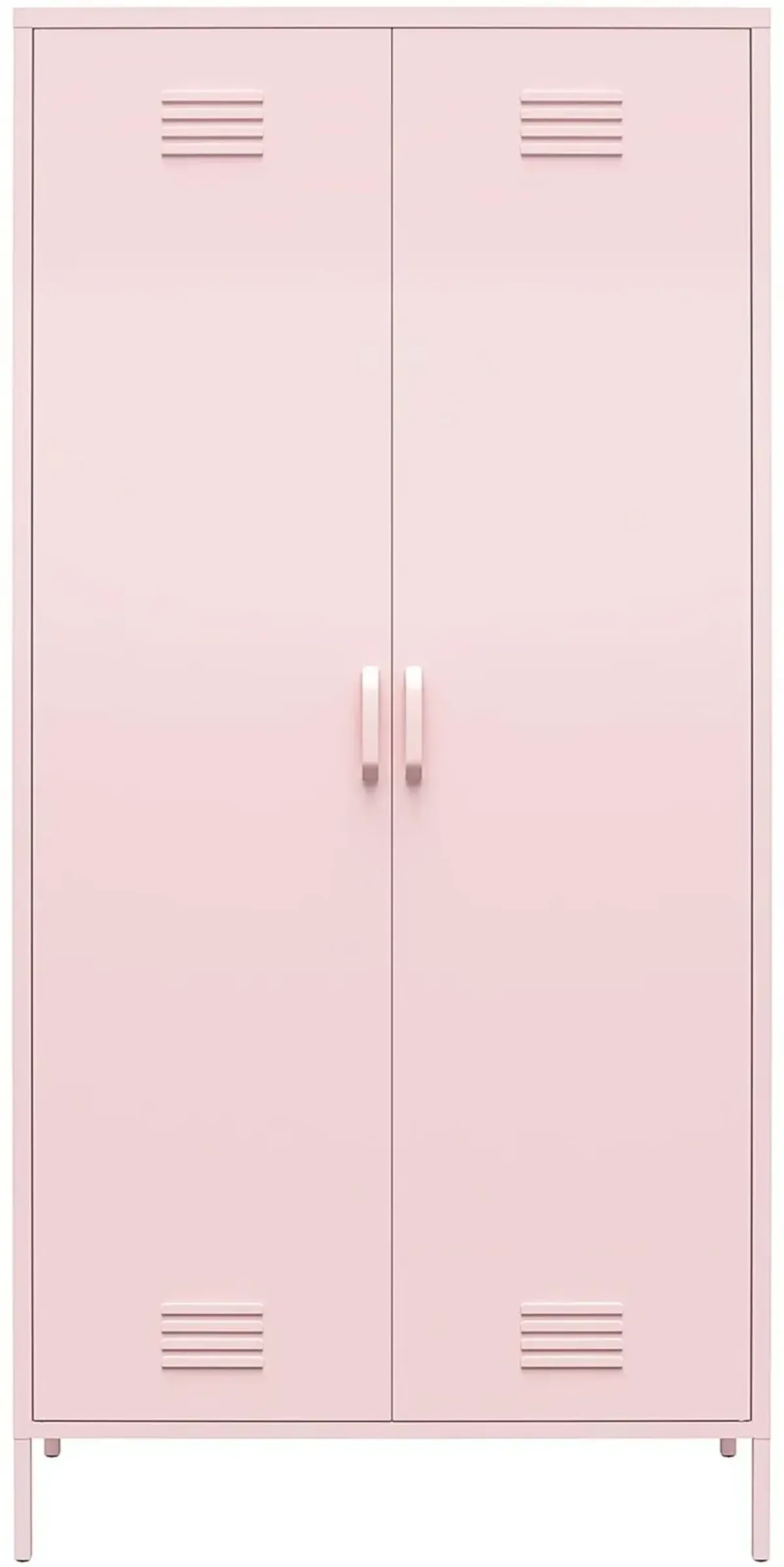 Cache Pink Tall 2 Door Metal Locker Cabinet