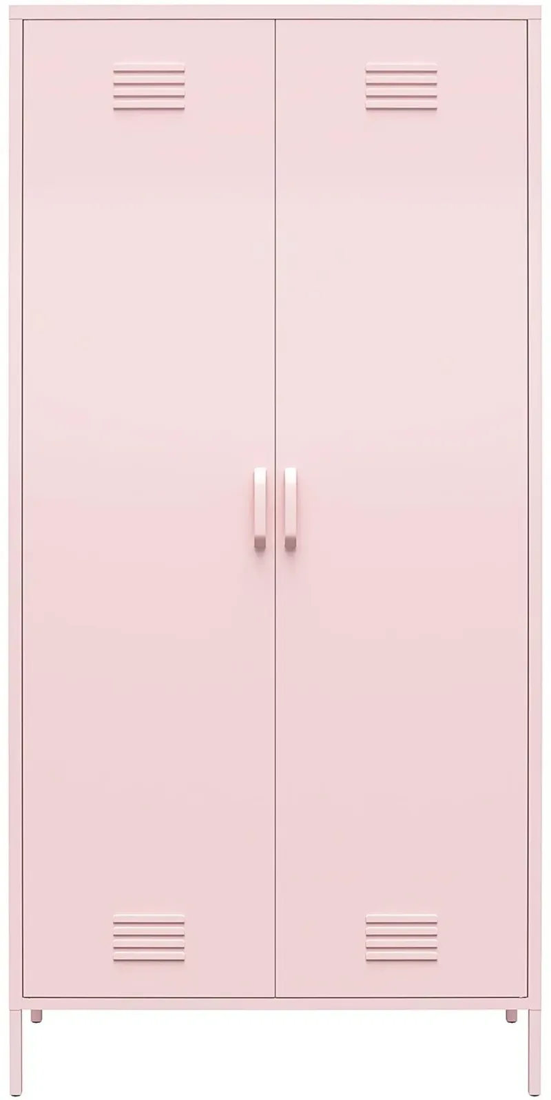 Cache Pink Tall 2 Door Metal Locker Cabinet