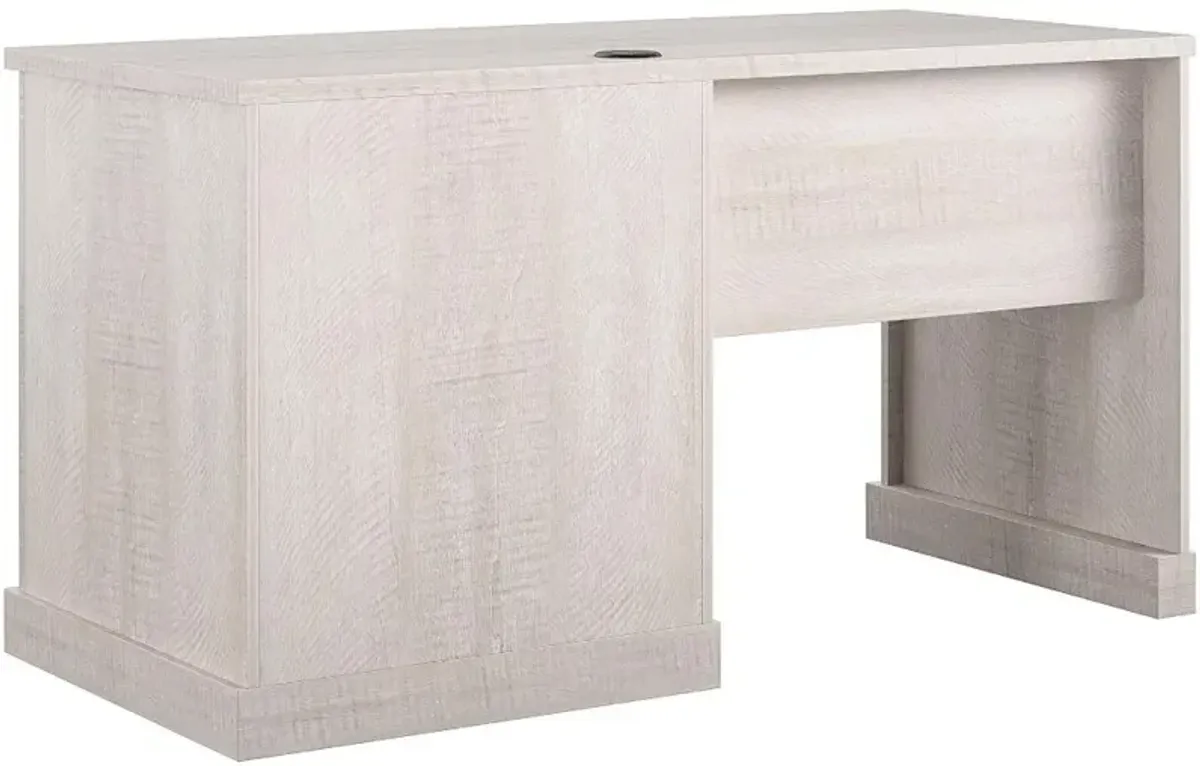 Knox County White Single Pedestal Computer Desk