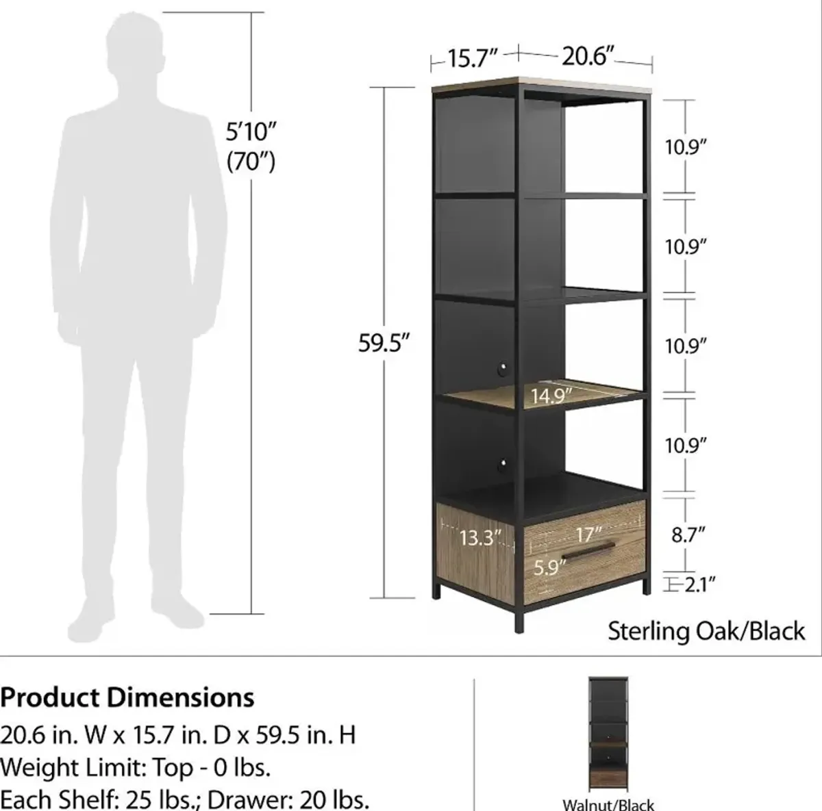 Structure Light Brown Audio Pier