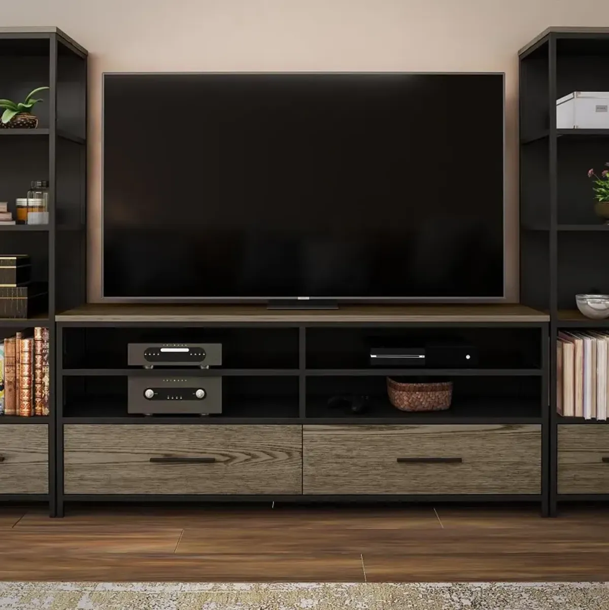 Structure Light Brown 60" TV Stand