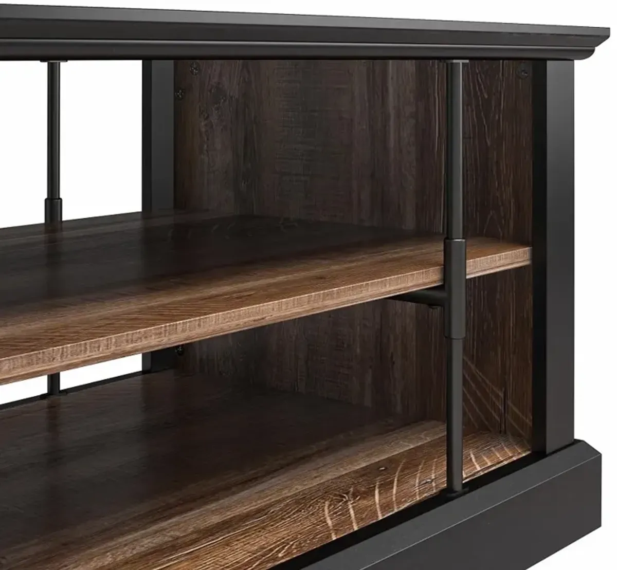 Hoffman Two-Toned Coffee Table with Shelves