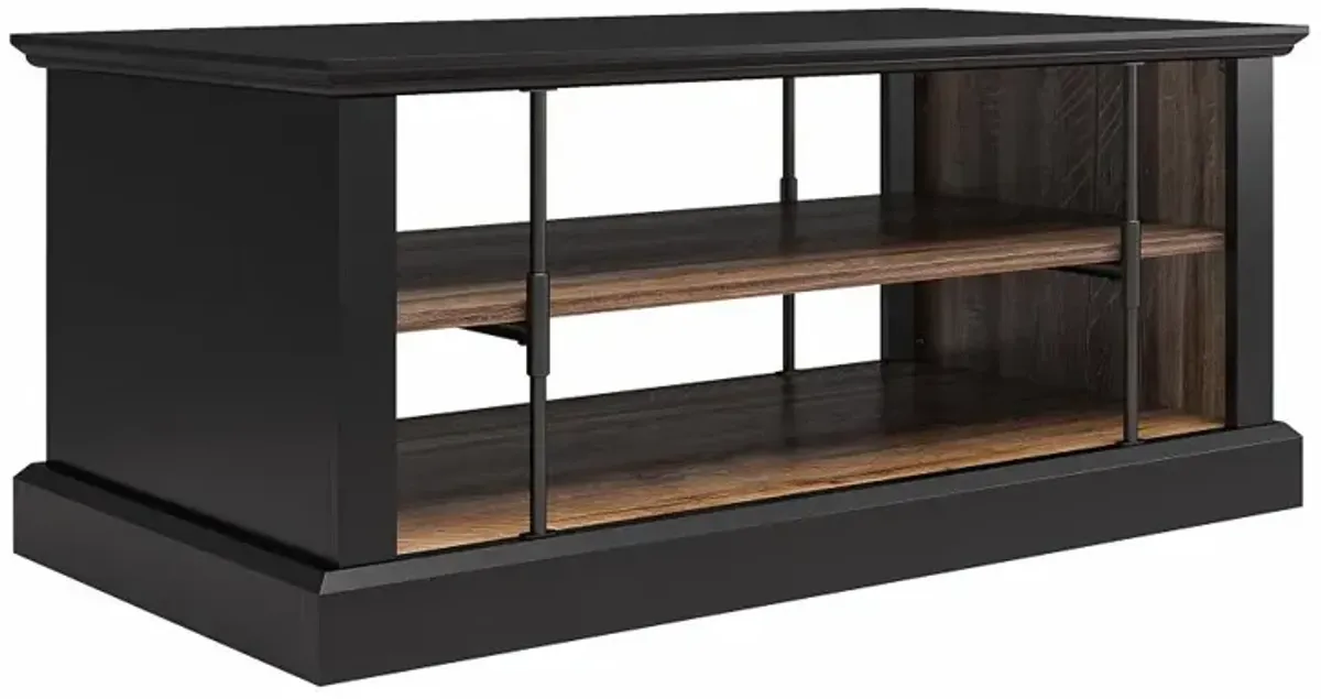 Hoffman Two-Toned Coffee Table with Shelves