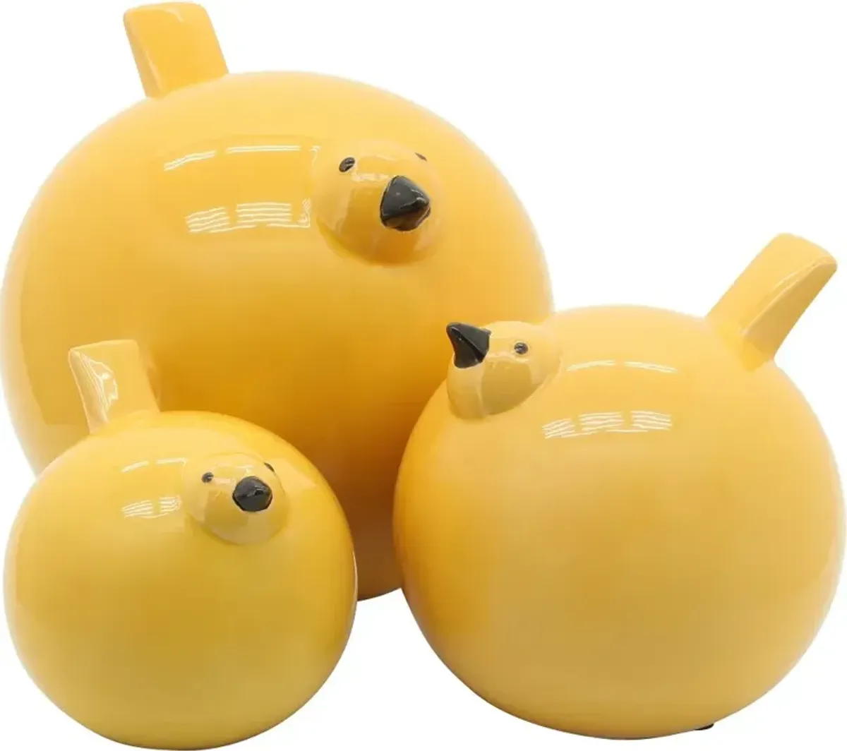 Medium Ceramic Yellow Bird