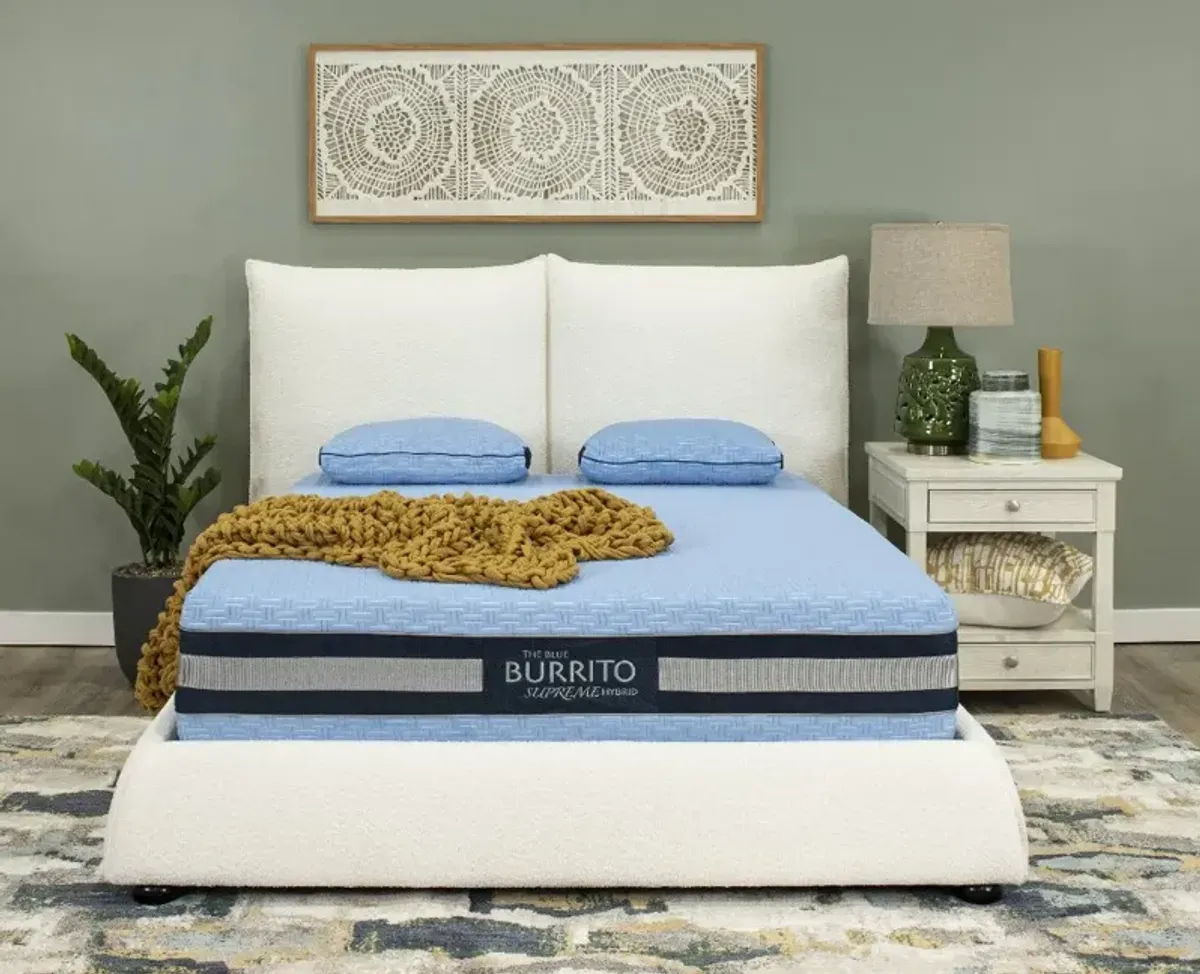 Cumulus Off-White Queen Upholstered Bed