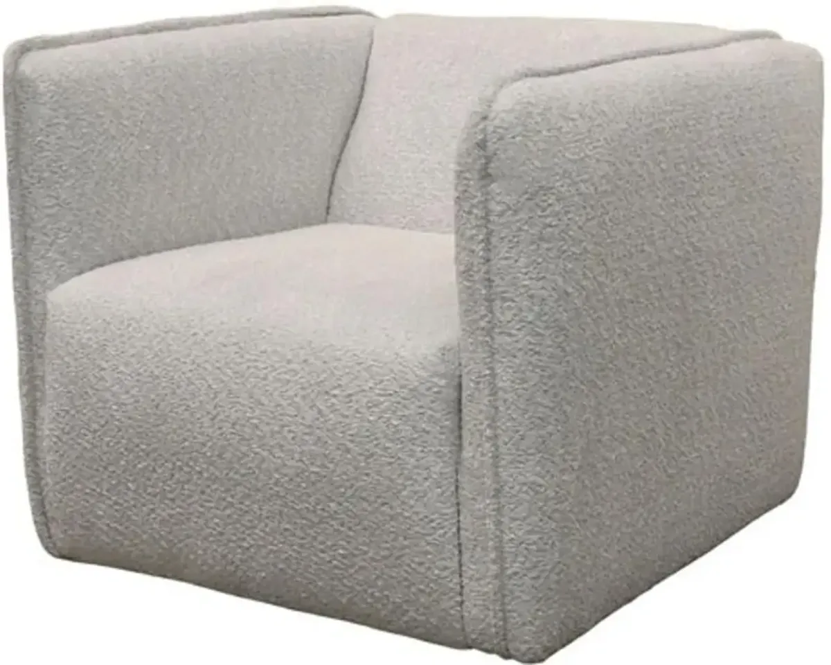 Lonoke Light Gray Swivel Accent Chair