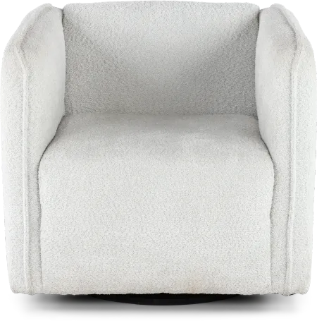 Lonoke Light Gray Swivel Accent Chair