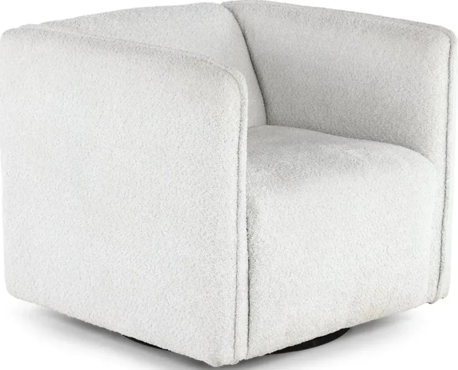 Lonoke Light Gray Swivel Accent Chair