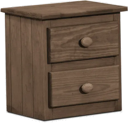 Grizzly Brown Nightstand