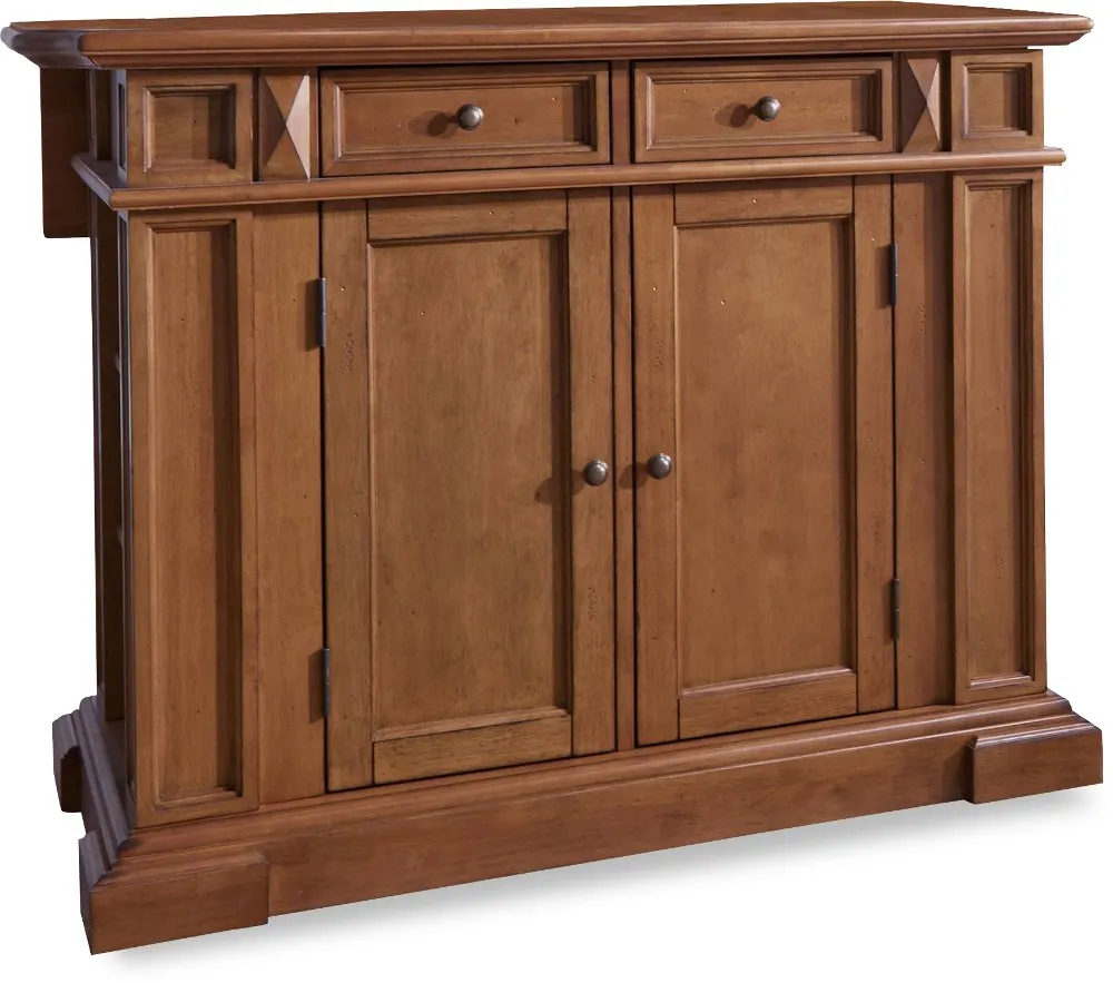 Americana Brown Kitchen Island