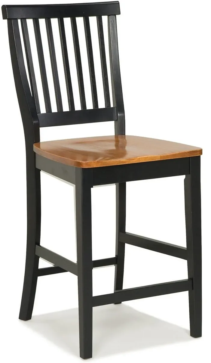 Americana Black Counter Height Stool