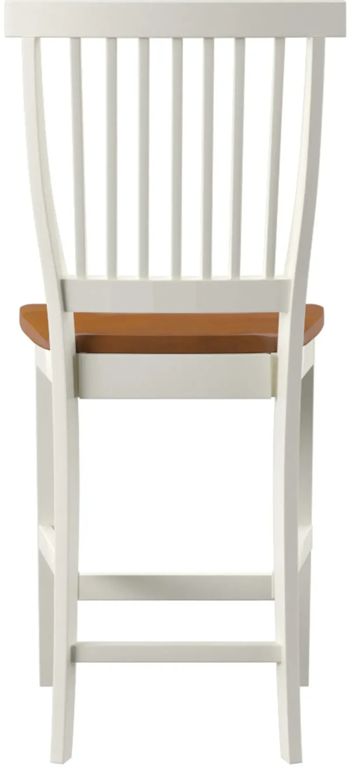 Americana White Counter Height Stool