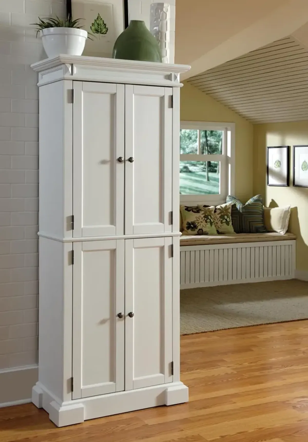 Americana White Kitchen Pantry