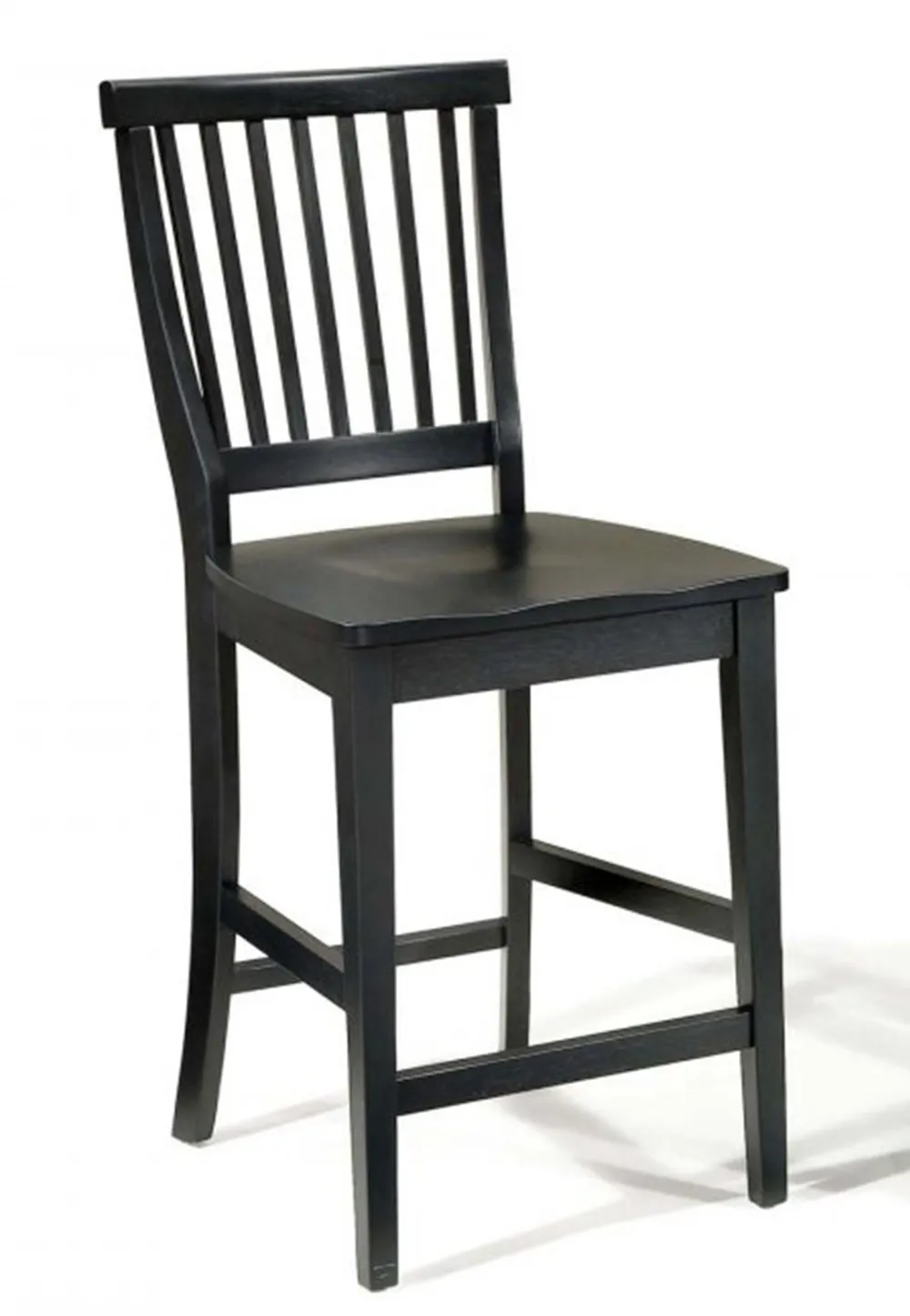 Arts and Crafts Black Counter Stool