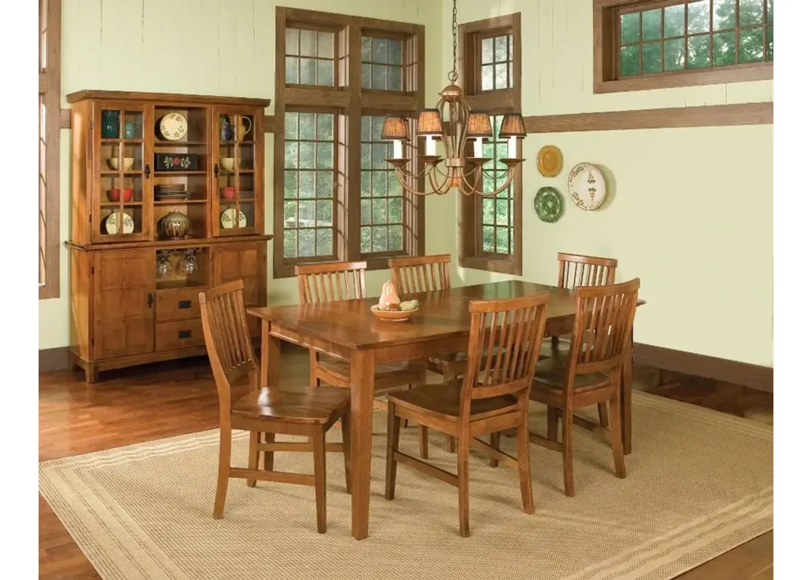 Arts and Crafts Brown Dining Table