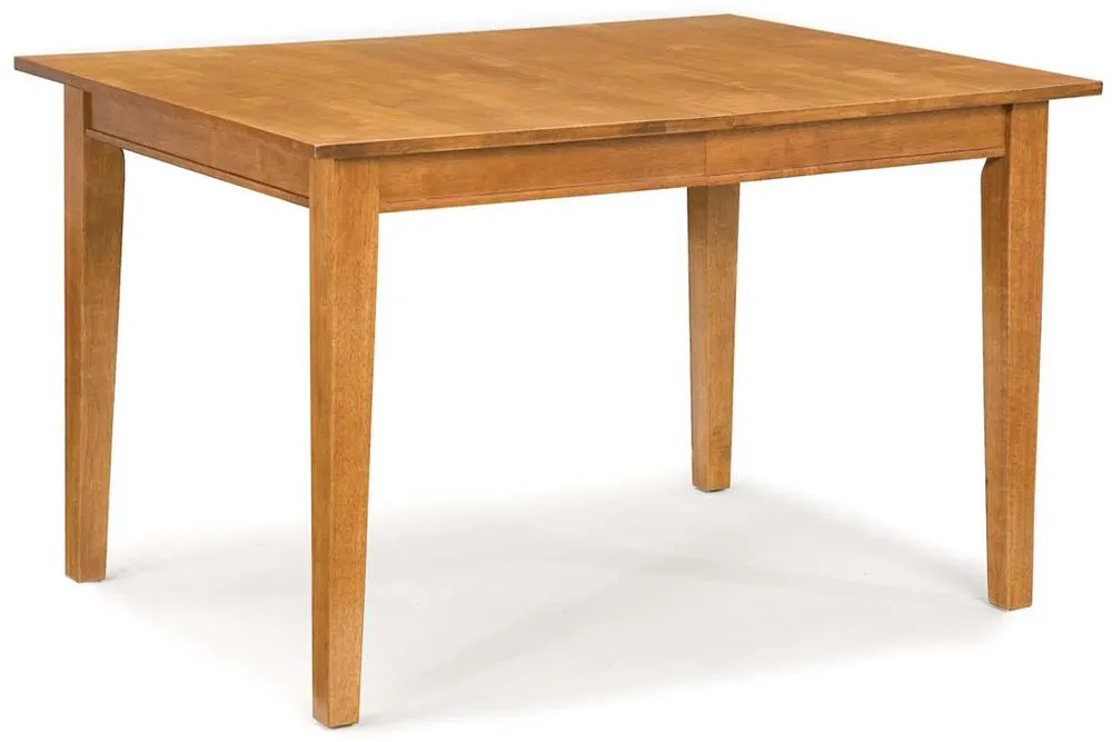 Arts and Crafts Brown Rectangle Dining Table