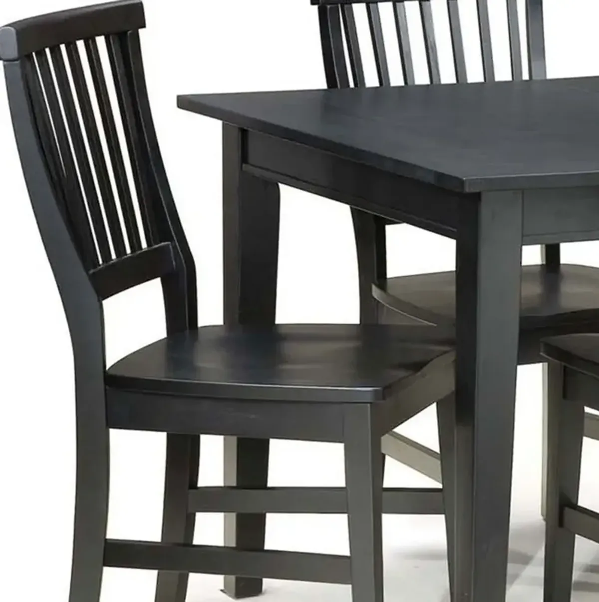 Arts and Crafts Black Dining Table