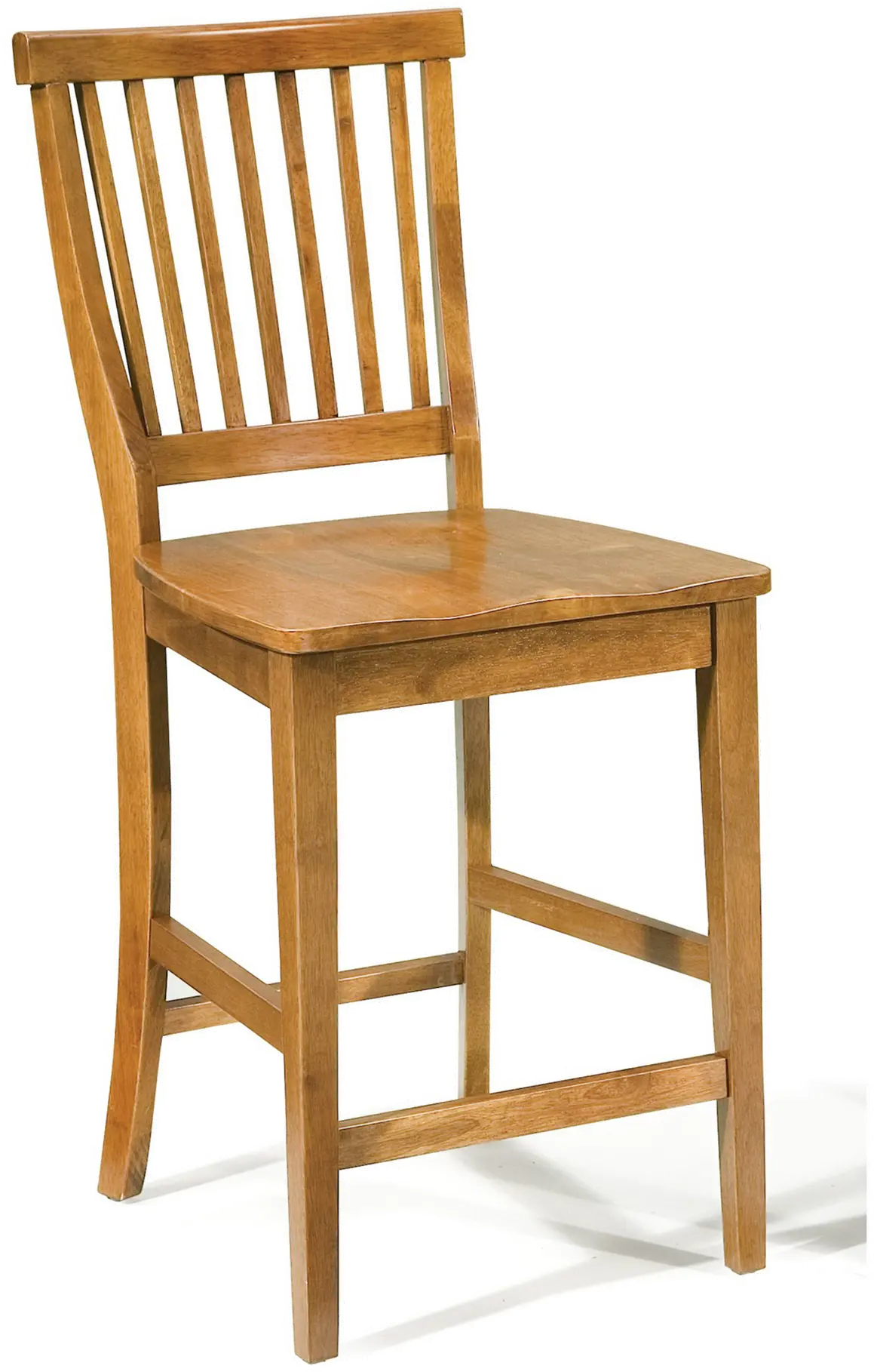 Arts and Crafts Brown Counter Stool