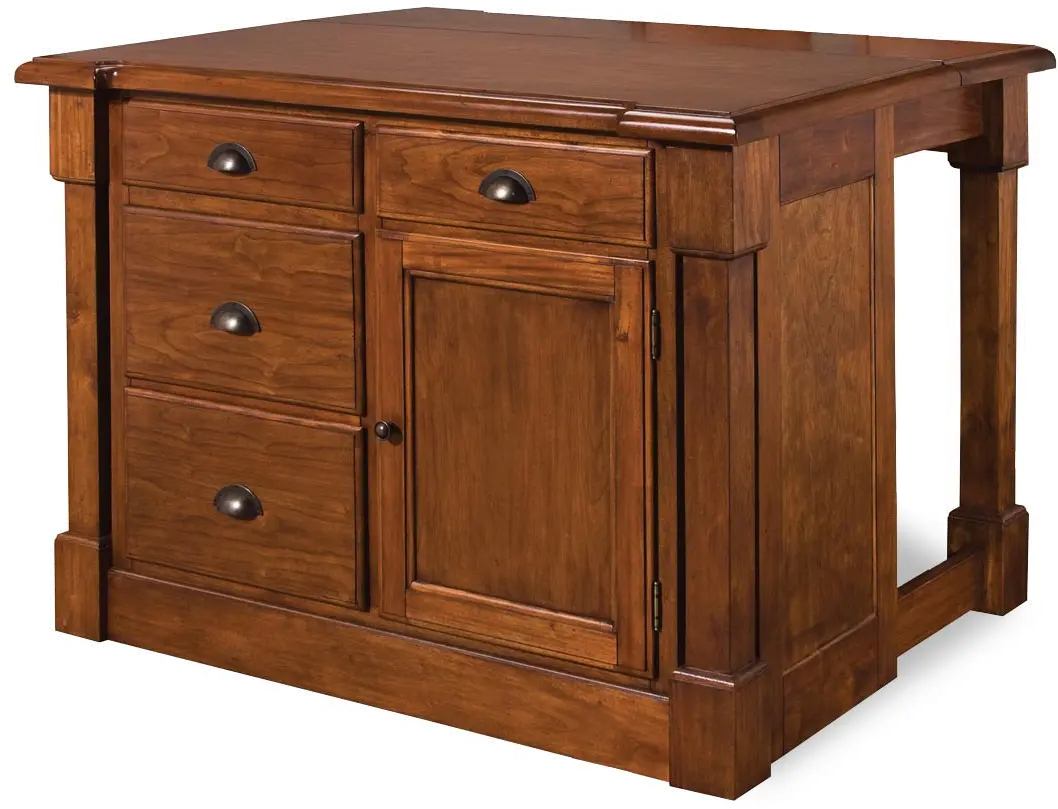 Aspen Brown Kitchen Island