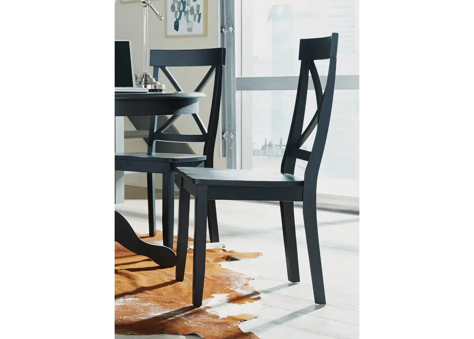 Blair Black Dining Chair Pair