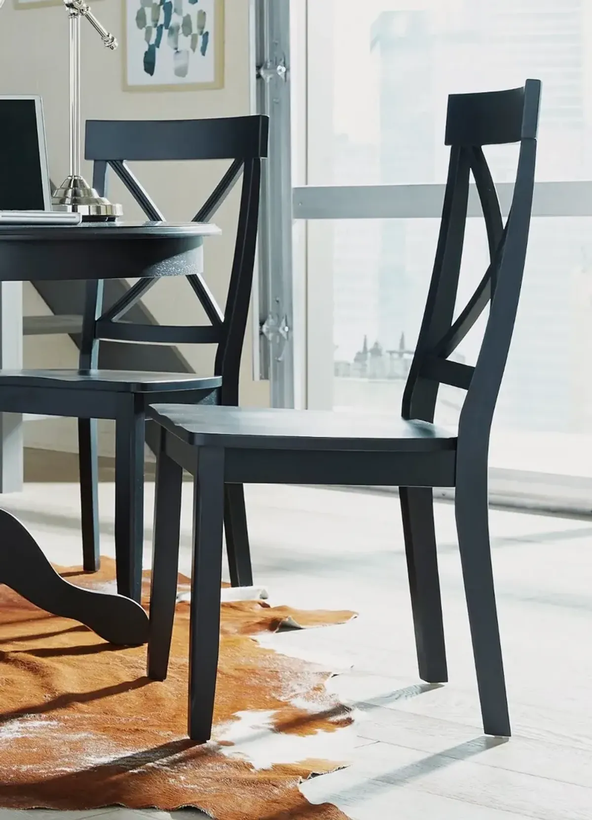 Blair Black Dining Chair Pair