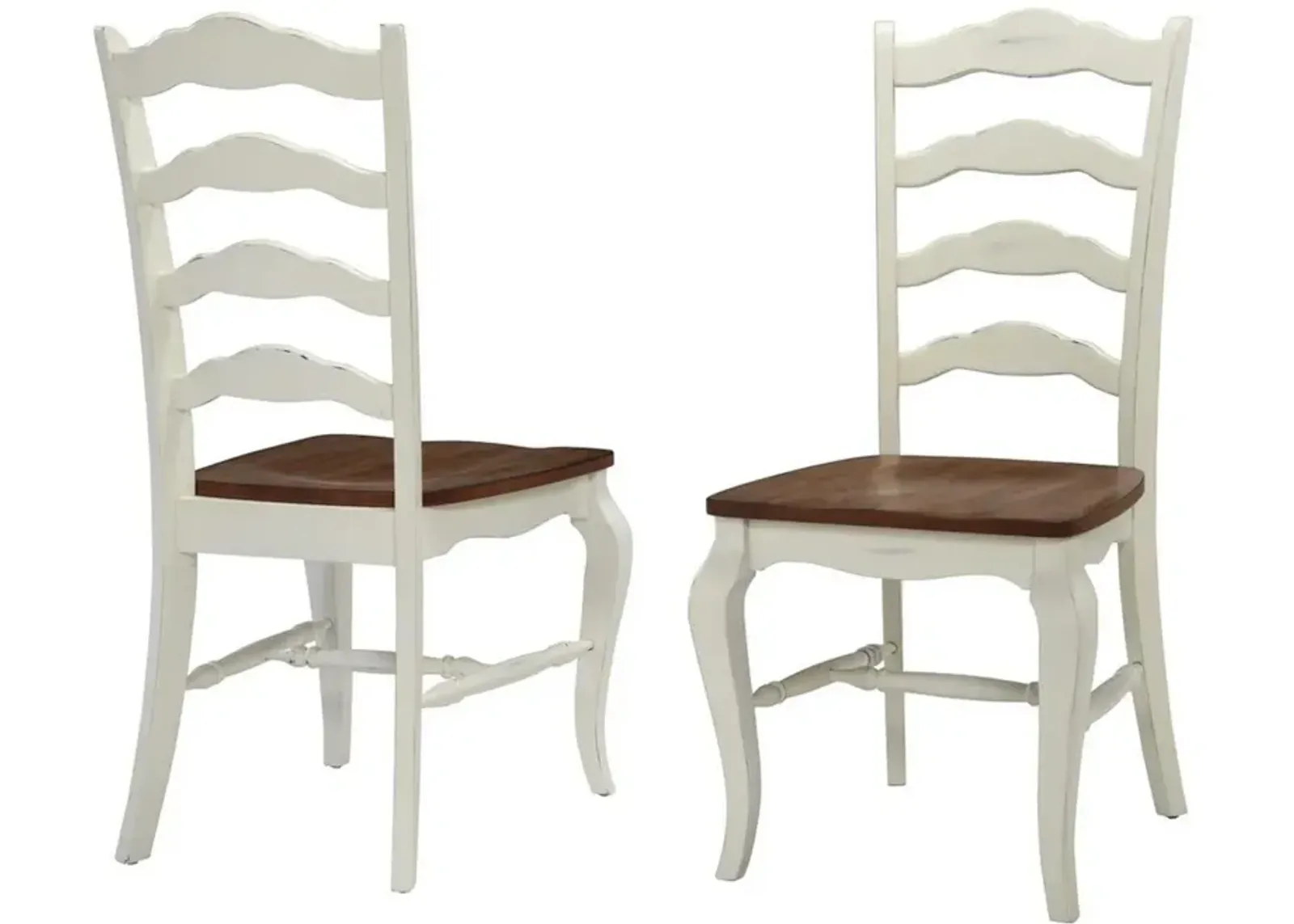 French Countryside Off-White Dining Chair Set of Two