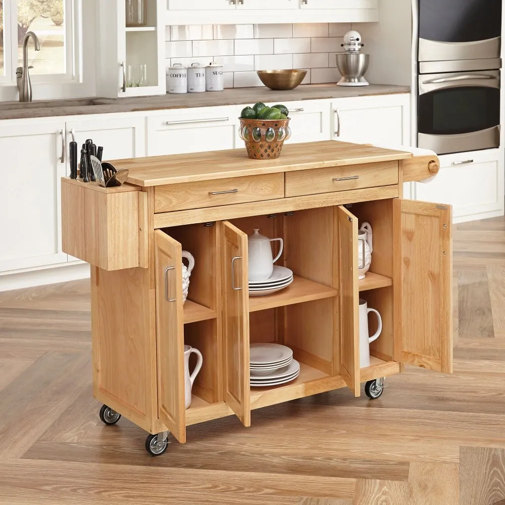 General Line Brown Kitchen Cart