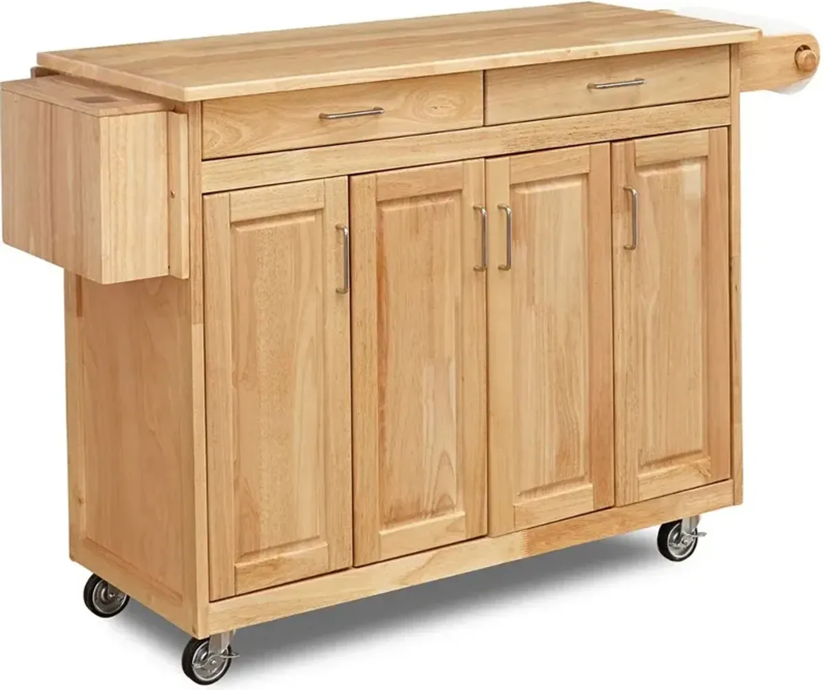 General Line Brown Kitchen Cart