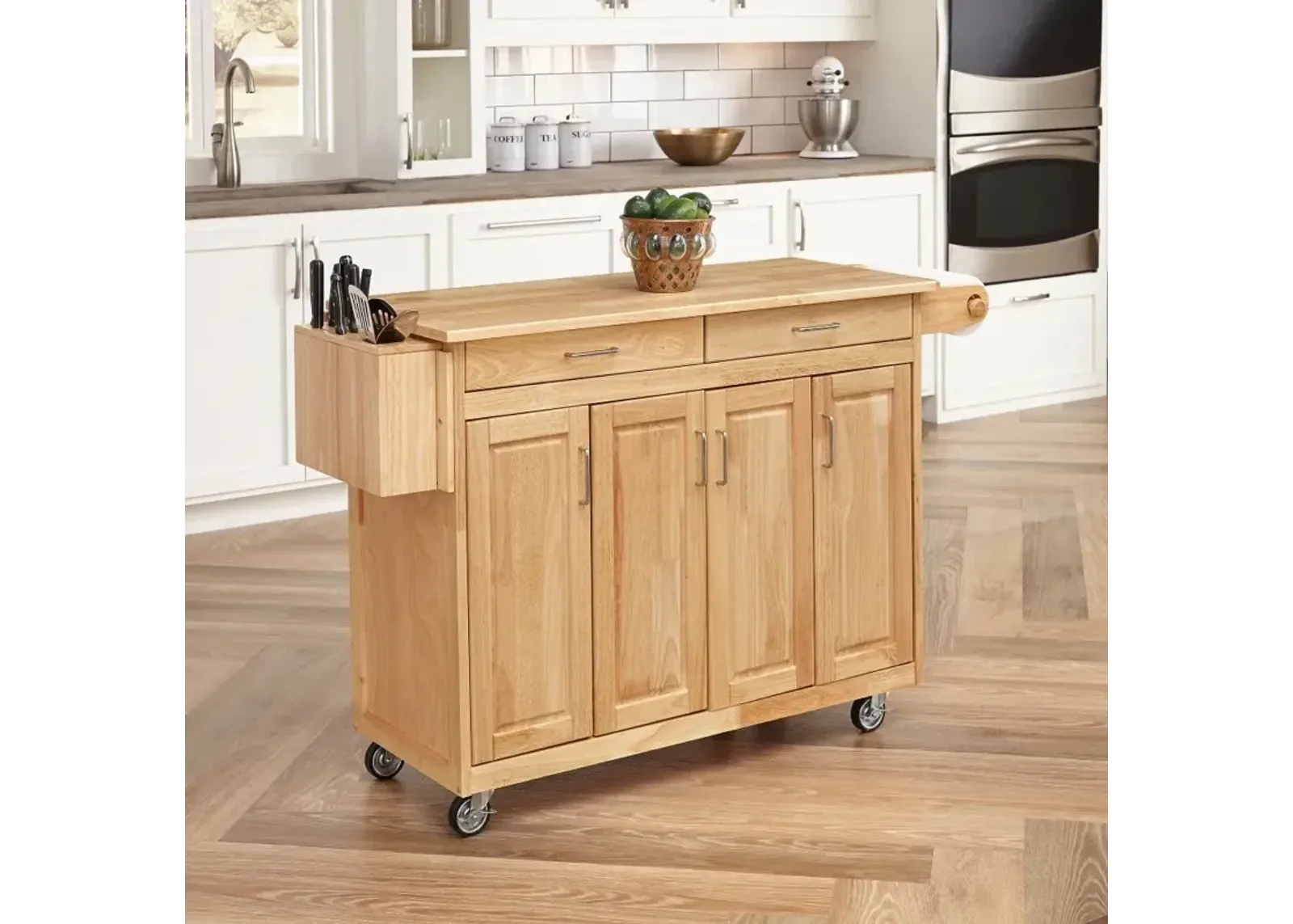 General Line Brown Kitchen Cart