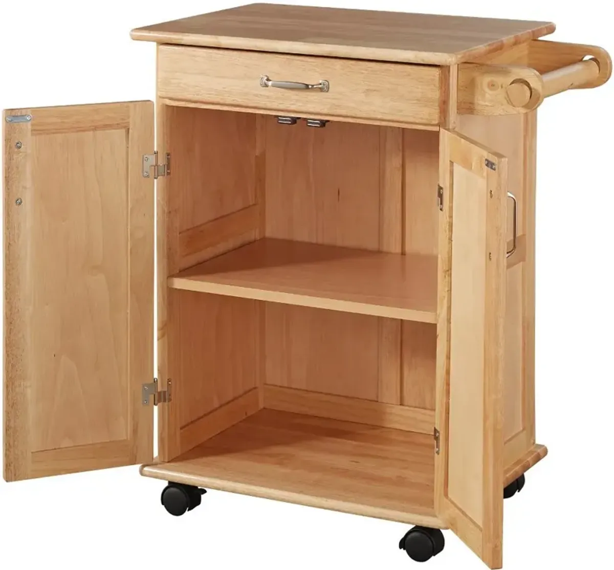 General Natural Small Kitchen Cart