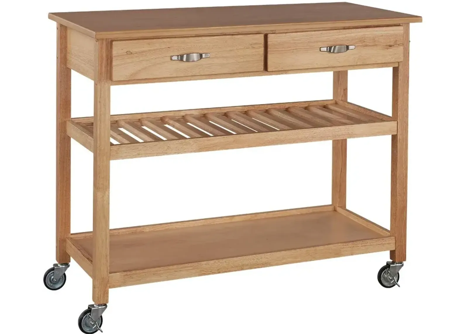 General Light Brown Kitchen Cart