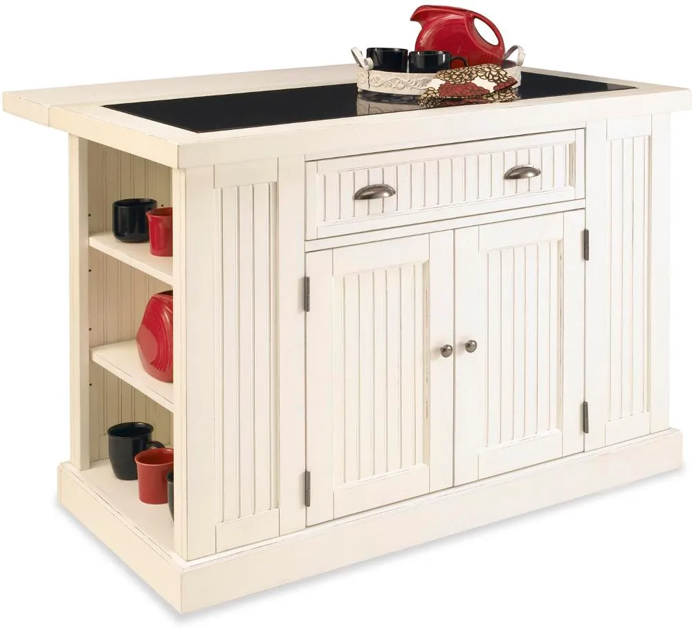 Nantucket Off-White Kitchen Island