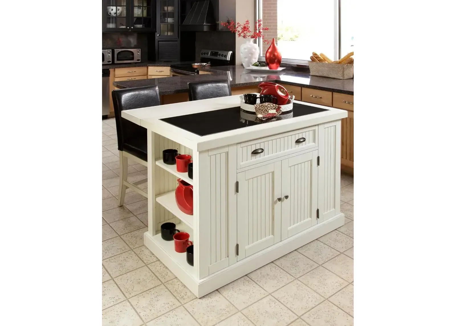 Nantucket Off-White Kitchen Island