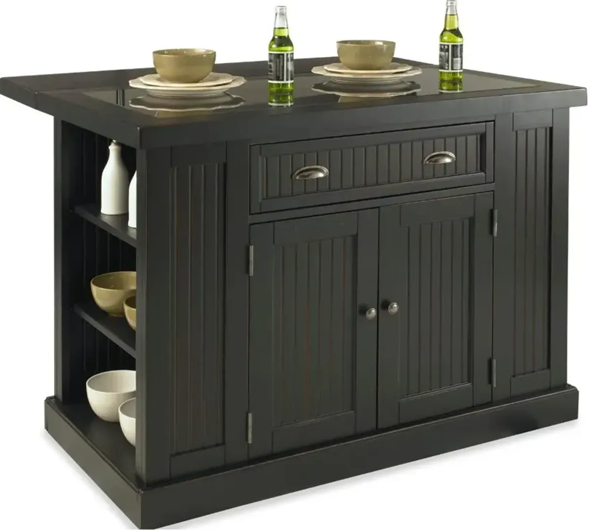 Nantucket Black Kitchen Island