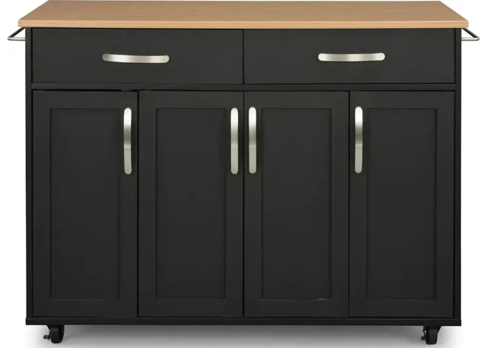 Ella Black Kitchen Cart