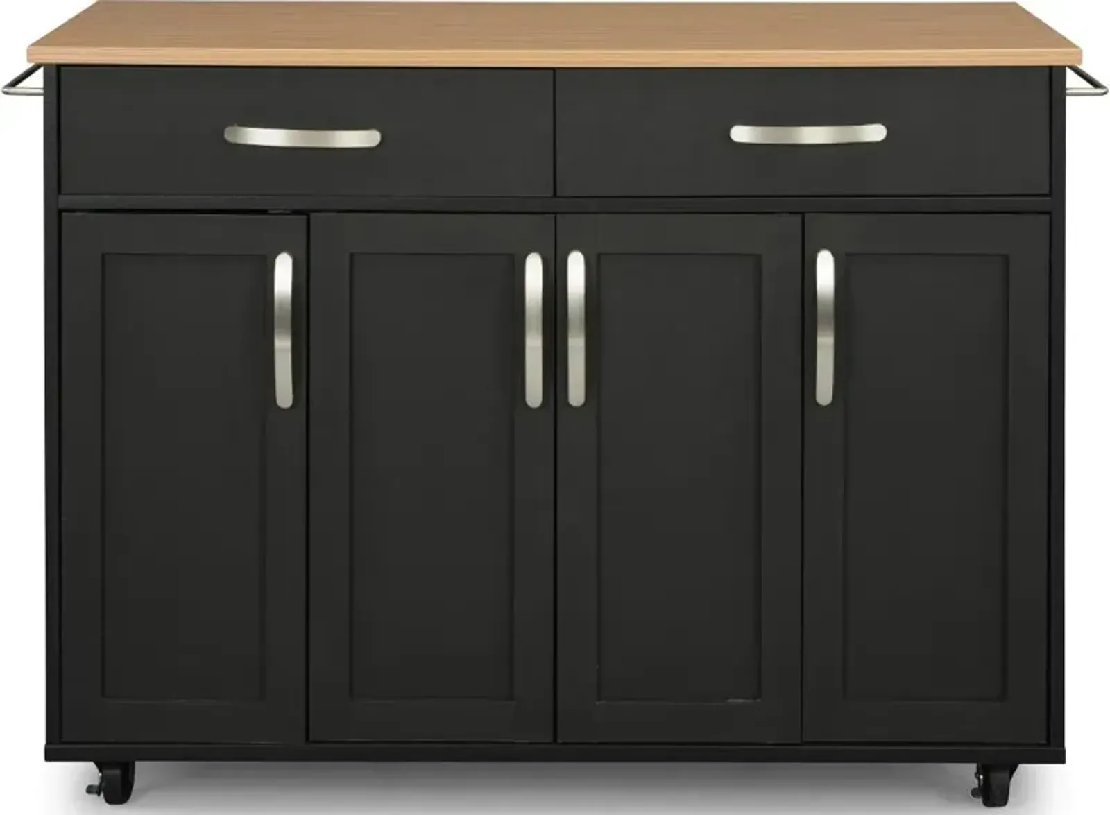 Ella Black Kitchen Cart