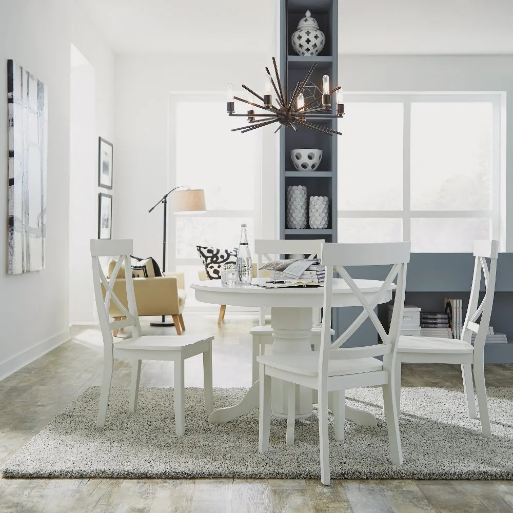 Warwick Off-White 5 Piece Dining Room Set