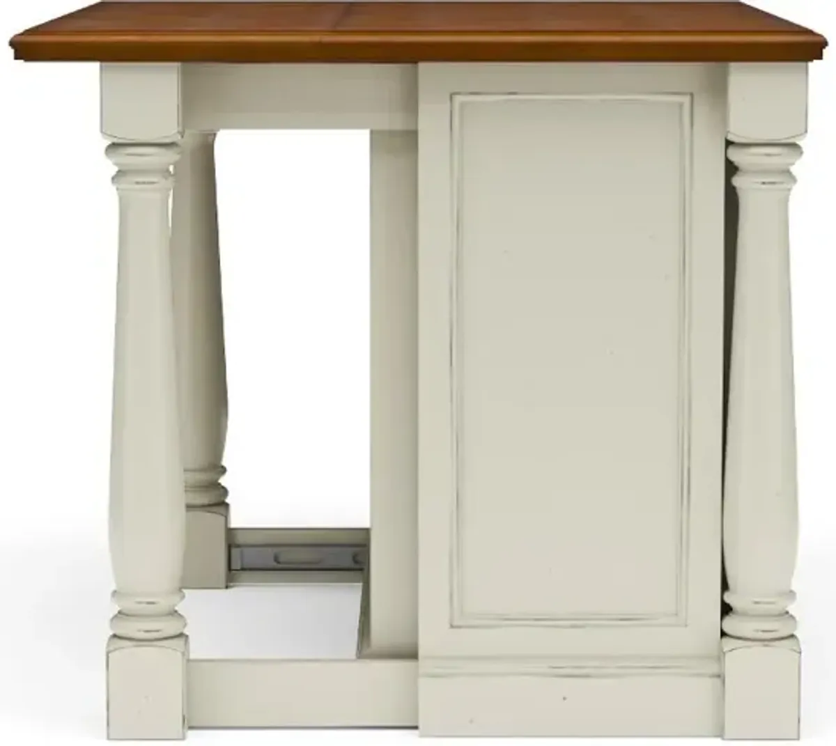 Monarch Off-White Kitchen Island