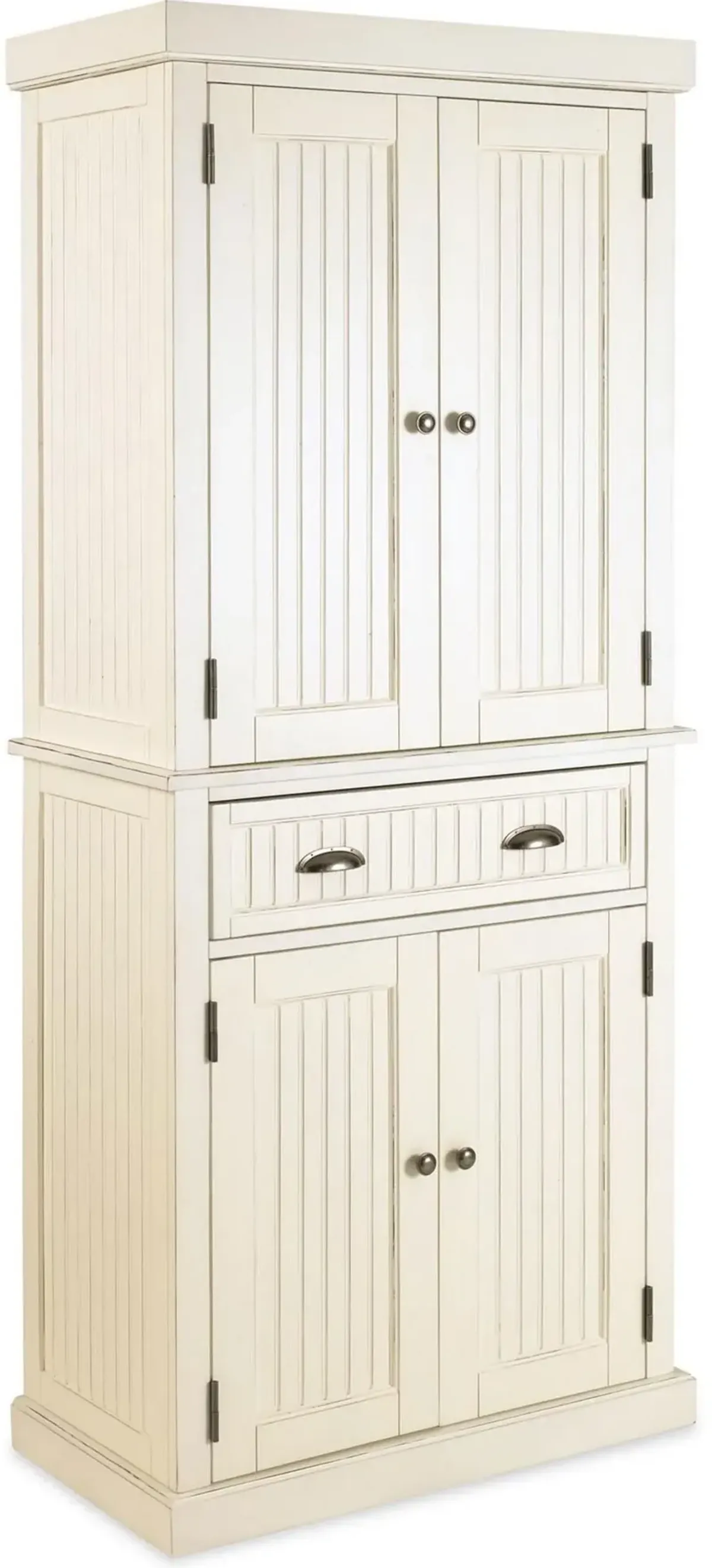 Nantucket Off-White Tall Storage Pantry