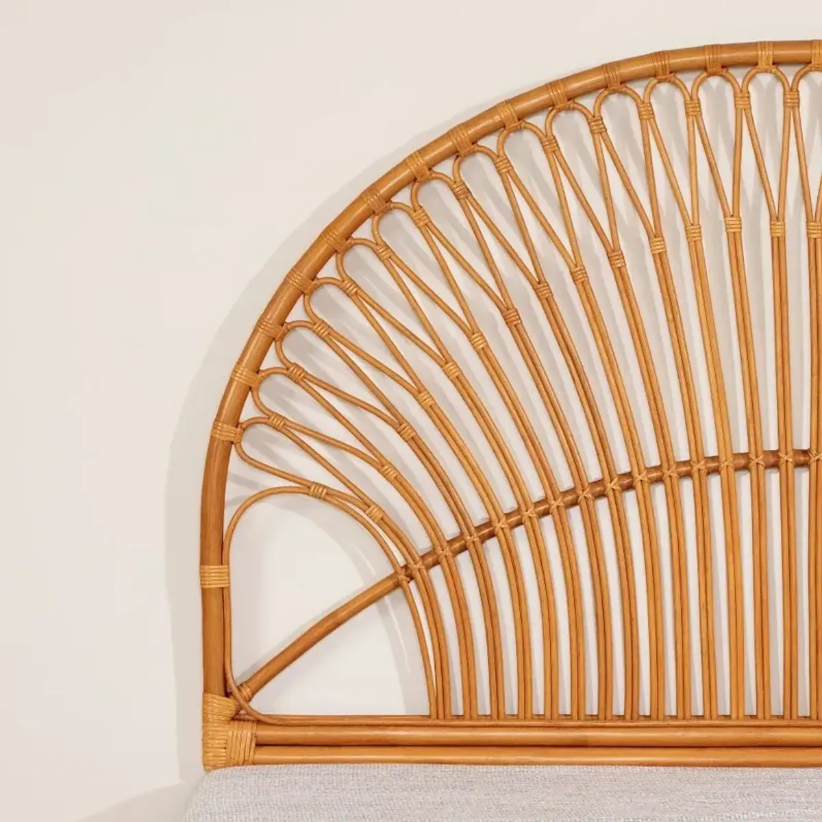 Balka Rattan Queen Wall-Mounted Headboard - South Shore