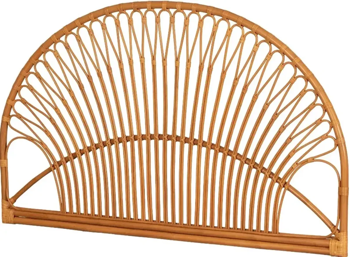 Balka Rattan Queen Wall-Mounted Headboard - South Shore