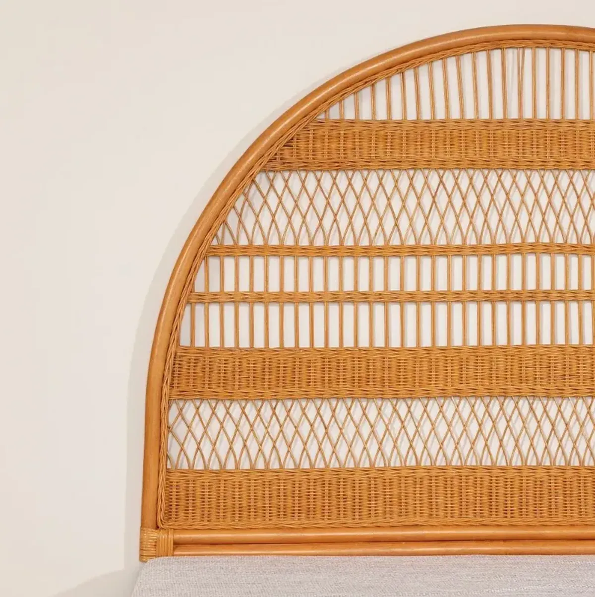 Balka Rattan Queen Wall-Mounted Headboard - South Shore