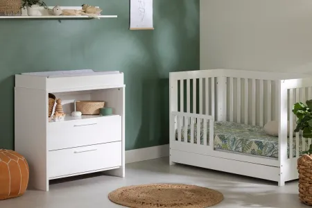 Cookie White Changing Table - South Shore