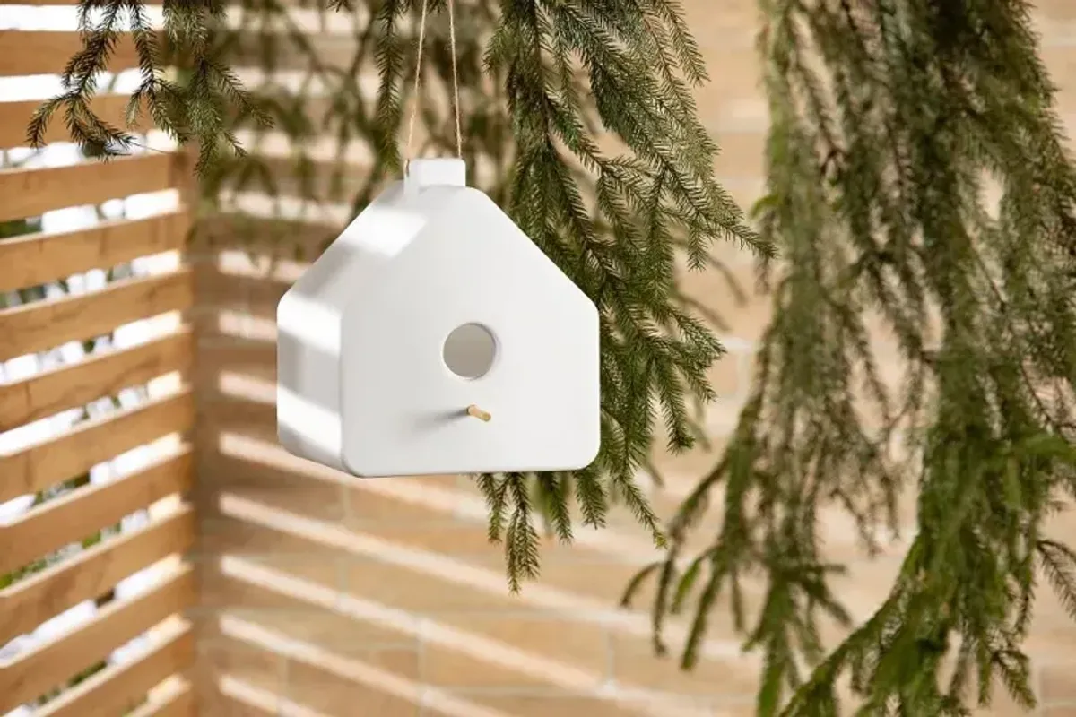 Dalya White Decorative Birdhouse - South Shore