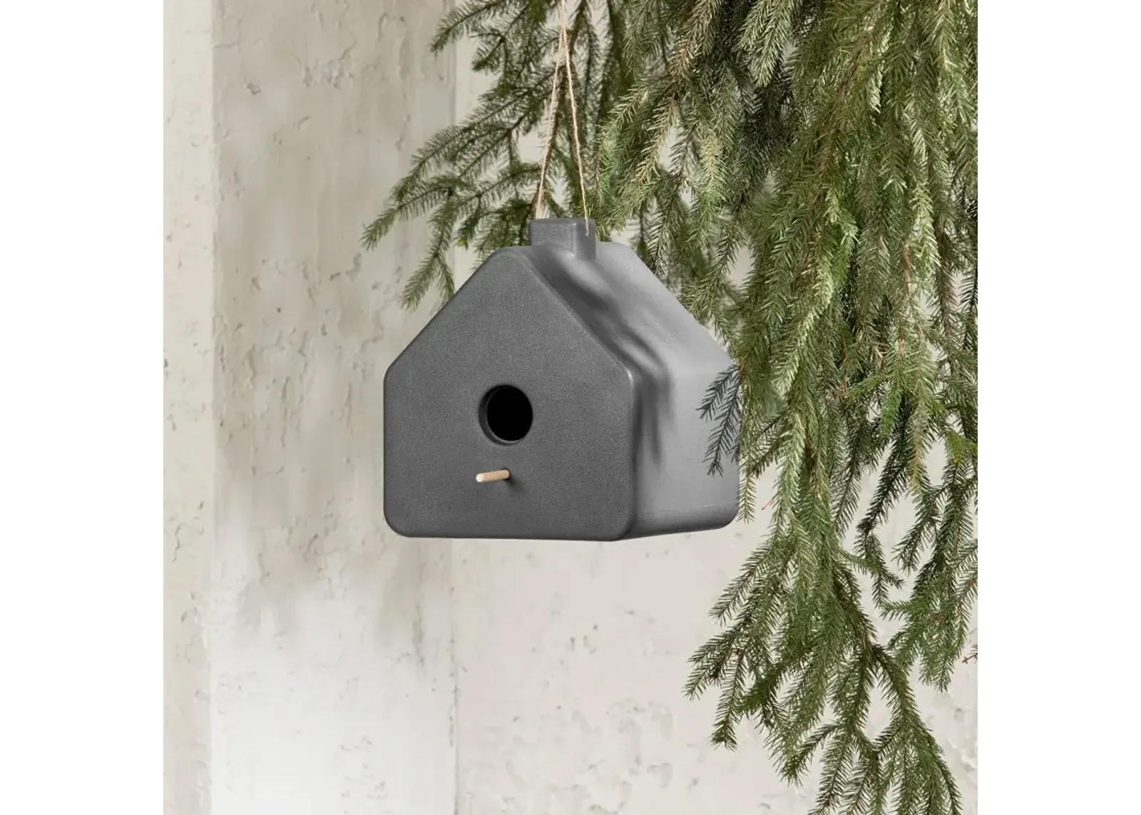 Dalya Dark Gray Decorative Birdhouse - South Shore